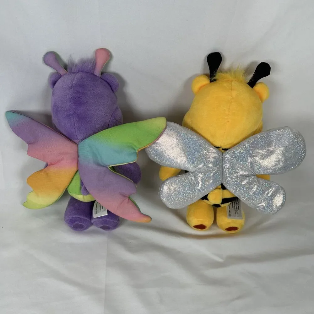 Care Bears Special Edition Spring Theme Butterfly Share Bear & Bee Bear 10”